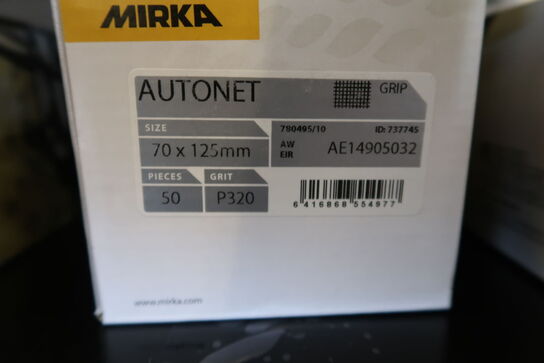 4 pk. Mikra Autonet 70x125mm P320 50 stk.