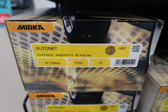 2 pk. Mikra Autonet Ø150mm P320 50 stk. i hver kasse