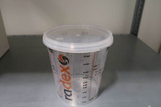 800 stk. Radex Premium mixing cup 2300ML - med låg