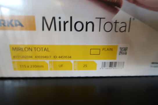 2 pk. Mirka Mirlon total slibesvampe UF 115x230mm 25 stk. i hver kasse 