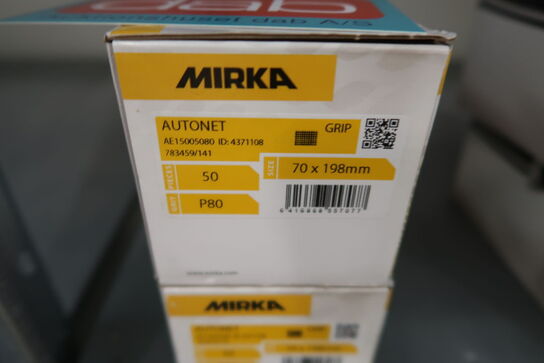 2 pk. Mikra Autonet 70x198mm P80 50 stk. i hver kasse