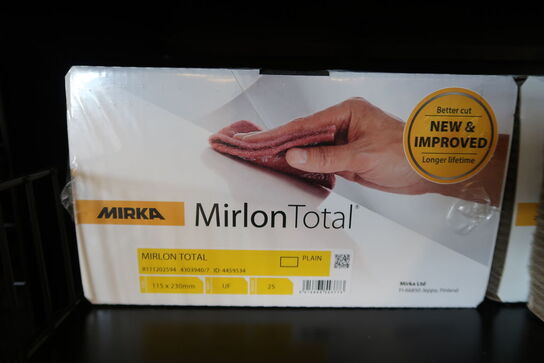 2 pk. Mirka Mirlon total slibesvampe UF 115x230mm 25 stk. i hver kasse 