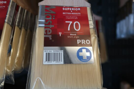 13 stk. Master Superior Blond vinkelpensel 70 mm