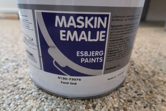 Esbjerg Paints Maskinemalje ford grå 5l