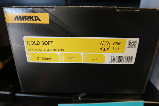 1 pk. Mikra Gold Soft 150mm grip 15 huller P800 - 20 stk. i hver kasse