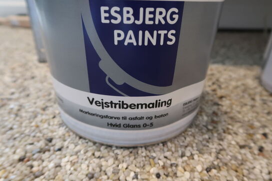 Esbjerg Paints Vejstribemaling hvid 2,5l 