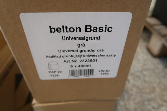 18 stk. Belton 323 Universalgrunder Grå