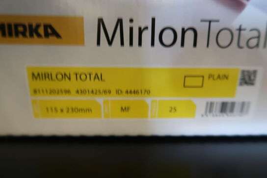 2 pk. Mirka Mirlon total slibesvampe MF 115x230mm 25 stk. i hver kasse