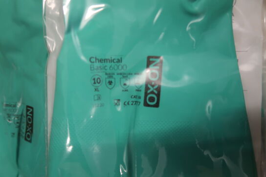 144 par Ox-On chemical basic 6000 nitrilhandske, str.10