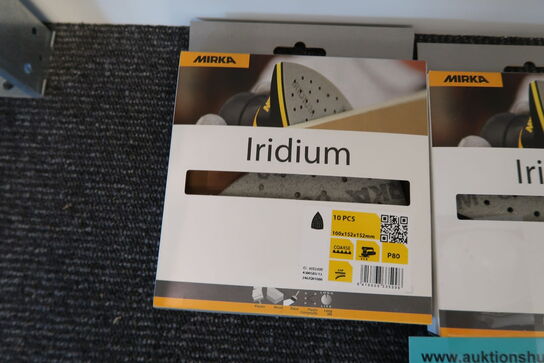 4 pk. Mikra Iridium slibepapir P80 & P180