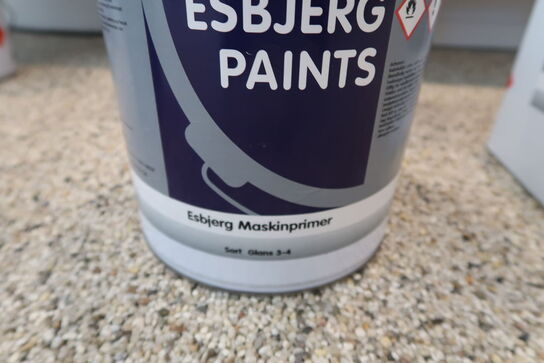 Esbjerg Paints Maskinprimer sort silkemat 5l