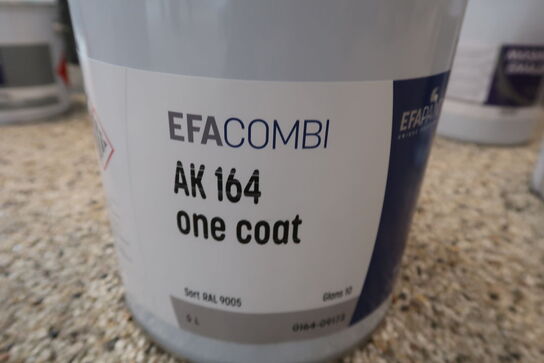 Industrimaling EFAcombi AK 164 OneCoat sort 5 ltr