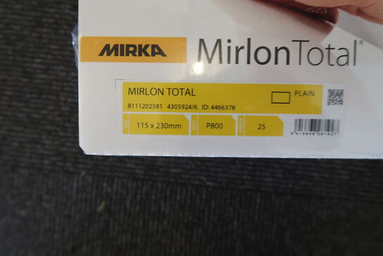 2 pk. Mirka Mirlon total slibesvampe P800 115x230mm 25 stk. i hver kasse