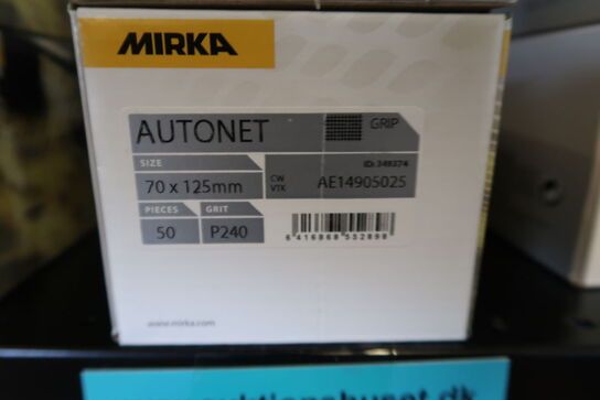 3 pk. Mikra Autonet 70x125mm P240 50 stk.