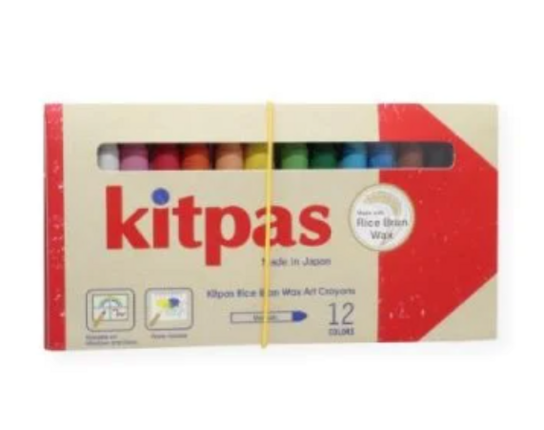 3 pk. 12-pak medium farvekridt- Kitpas