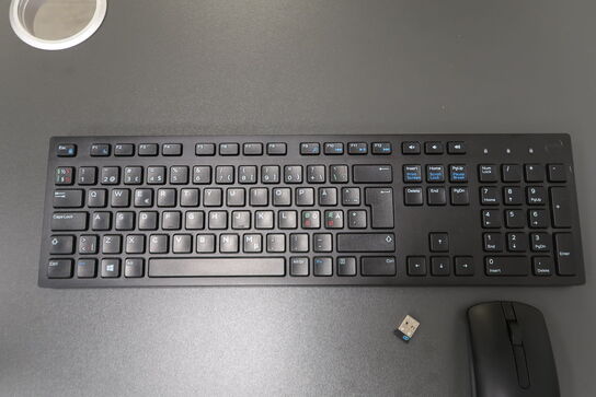 Dell tråløs Keyboard & mus - KM636 (black)