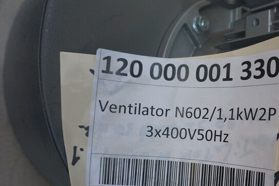 1 stk. ventilator, Parlock N602/1,1KW2P