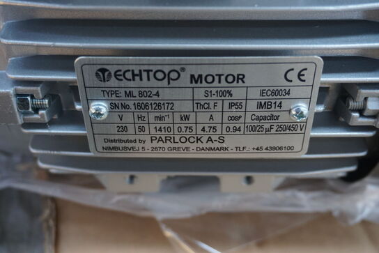 1 stk. el-motor, ECHTOPMOTOR ML 802-4