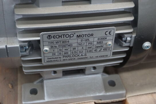 2 stk. el-motor, ECHTOP Motor MYT 90S-6, Hoyer HMA2-082-4