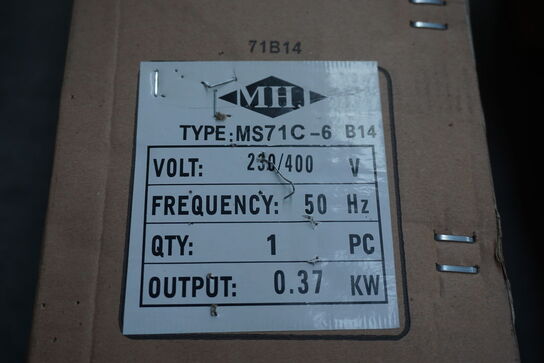 2 stk. el-motor, MHJ MS 71C-6