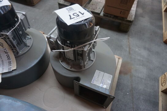 1 stk. ventilator, Parlock N602/1,1KW2P