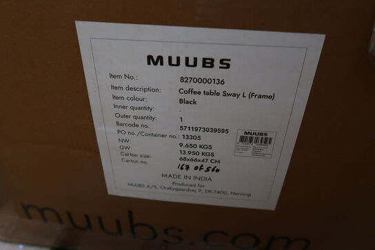 Muubs Sway Sofabord 5711973039601