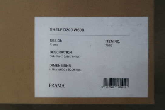 5 stk. Frama Shelf Libary D200 W600