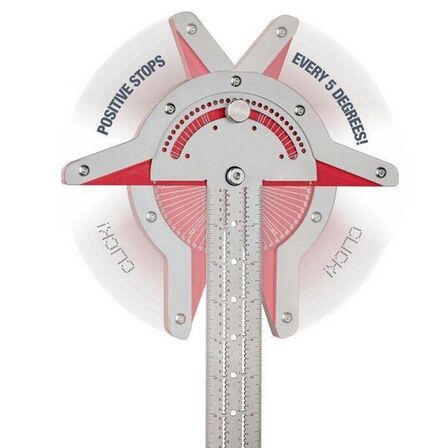 Vinkelmåler 0-170° - 52 cm