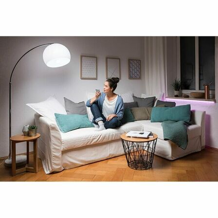4 pak. ledvance pære wifi e27 led rgb og cct dæmpbar m.remote(ubrugt)