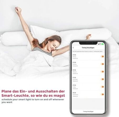 10 stk. b.k licht smarthome wifi pære e27 led 9 tuya 806 lumen 2700k(ubrugt)