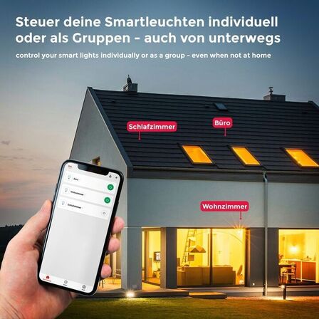 10 stk. b.k licht smarthome wifi pære e27 led 9 tuya 806 lumen 2700k(ubrugt)