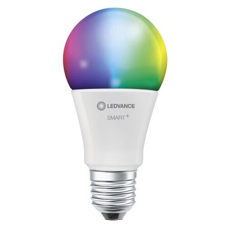 4 stk. 4 pak. ledvance pære wifi e27 led rgb og cct dæmpbar m.remote(ubrugt)