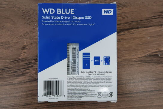 2,5" Sata SSD Harddisk WESTERN DIGITAL 1 TB *MOMSFRI*