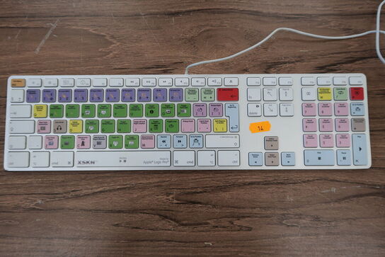 Tastatur APPLE/XSKN til Logic Pro *MOMSFRI*