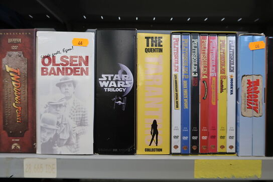 13 stk. DVD bokse bla. Drengene fra Angora, Star Wars m.m. *MOMSFRI*