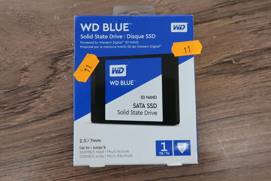 2,5" Sata SSD Harddisk WESTERN DIGITAL 1 TB *MOMSFRI*