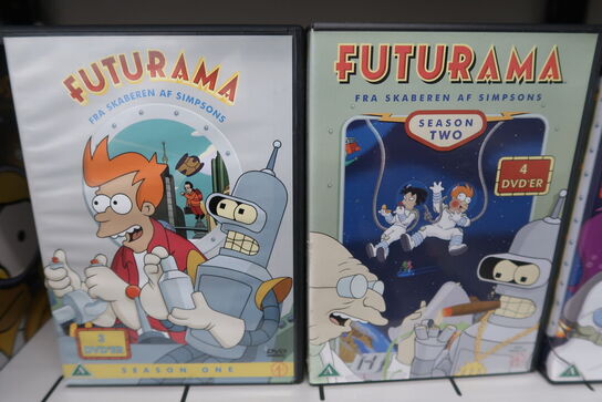 4 stk. DVD bokse FUTURAMA Sæson 1 - 4 *MOMSFRI*