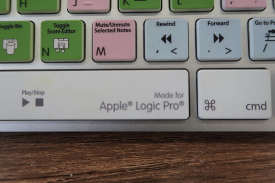 Tastatur APPLE/XSKN til Logic Pro *MOMSFRI*