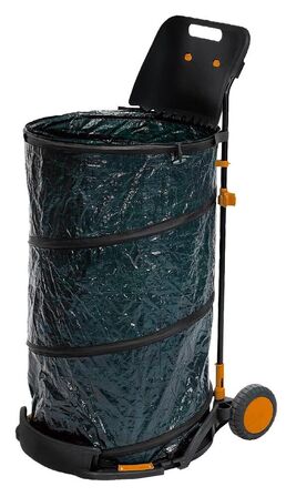 HOME It  sammenklappelig haveaffaldsvogn med opsamler 150 liter